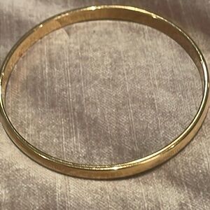 Vintage Monet Gold Bangle Bracelet